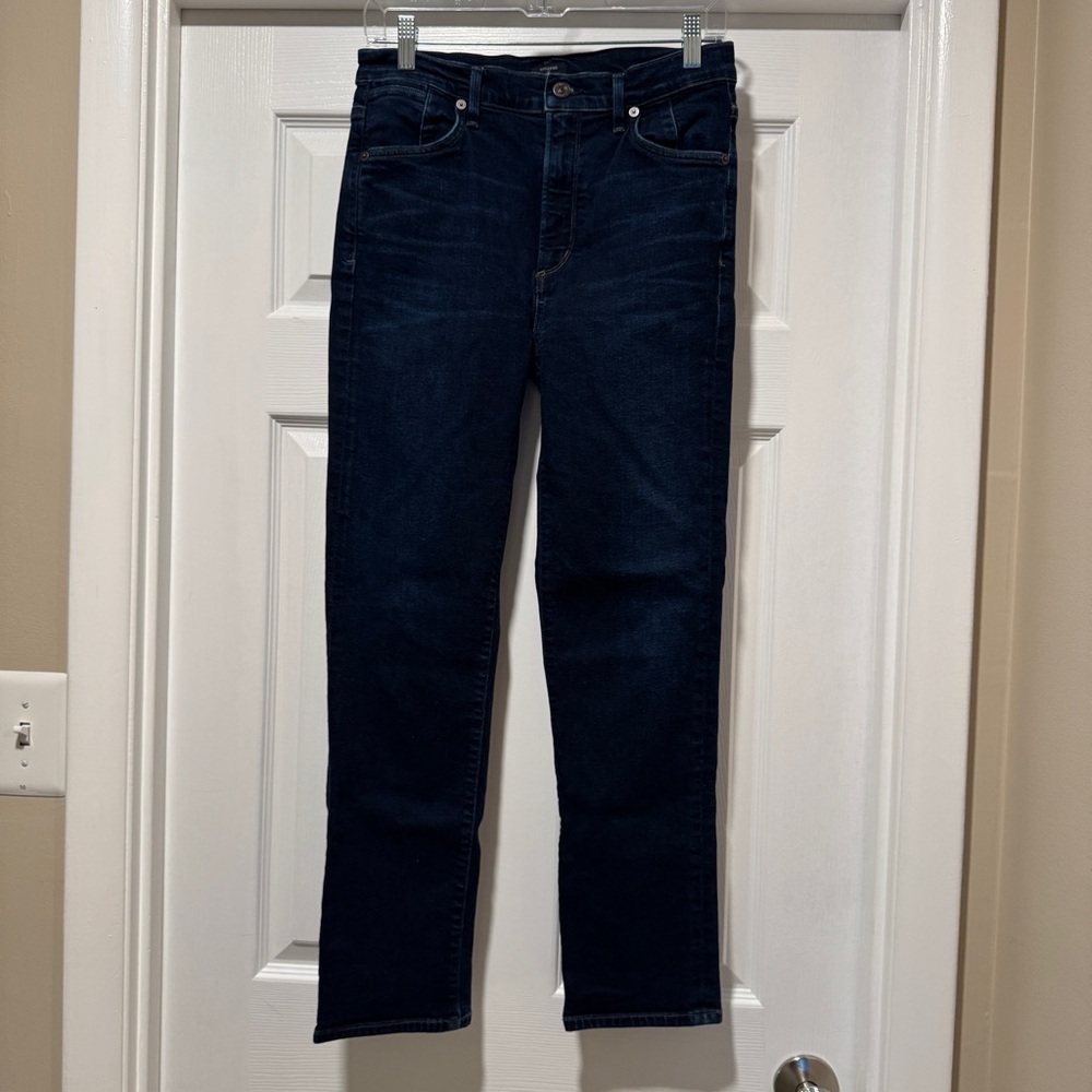 CITIZENS OF HUMANITY | Anabella high rise cigarette ankle blue jeans size 29